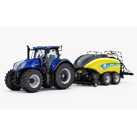 3D New Holland T7 with BIGBALER